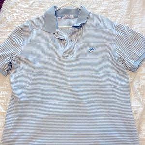 Southern Tide light blue skipjack polo